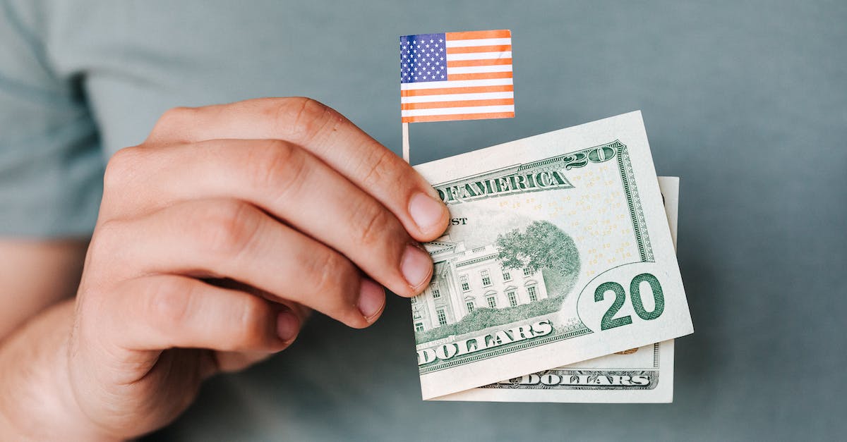 crop-person-showing-twenty-dollar-bill-and-miniature-usa-flag
